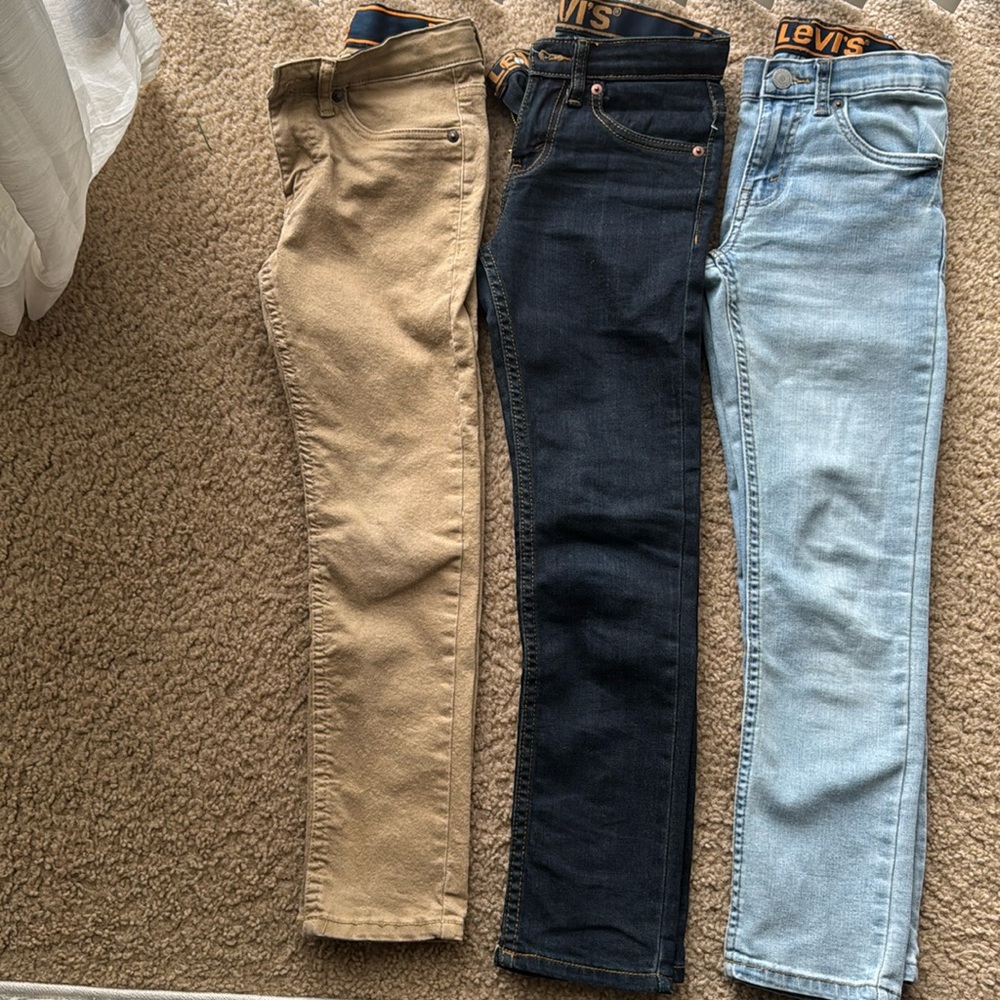 Lot of three boys Levi’s jeans
